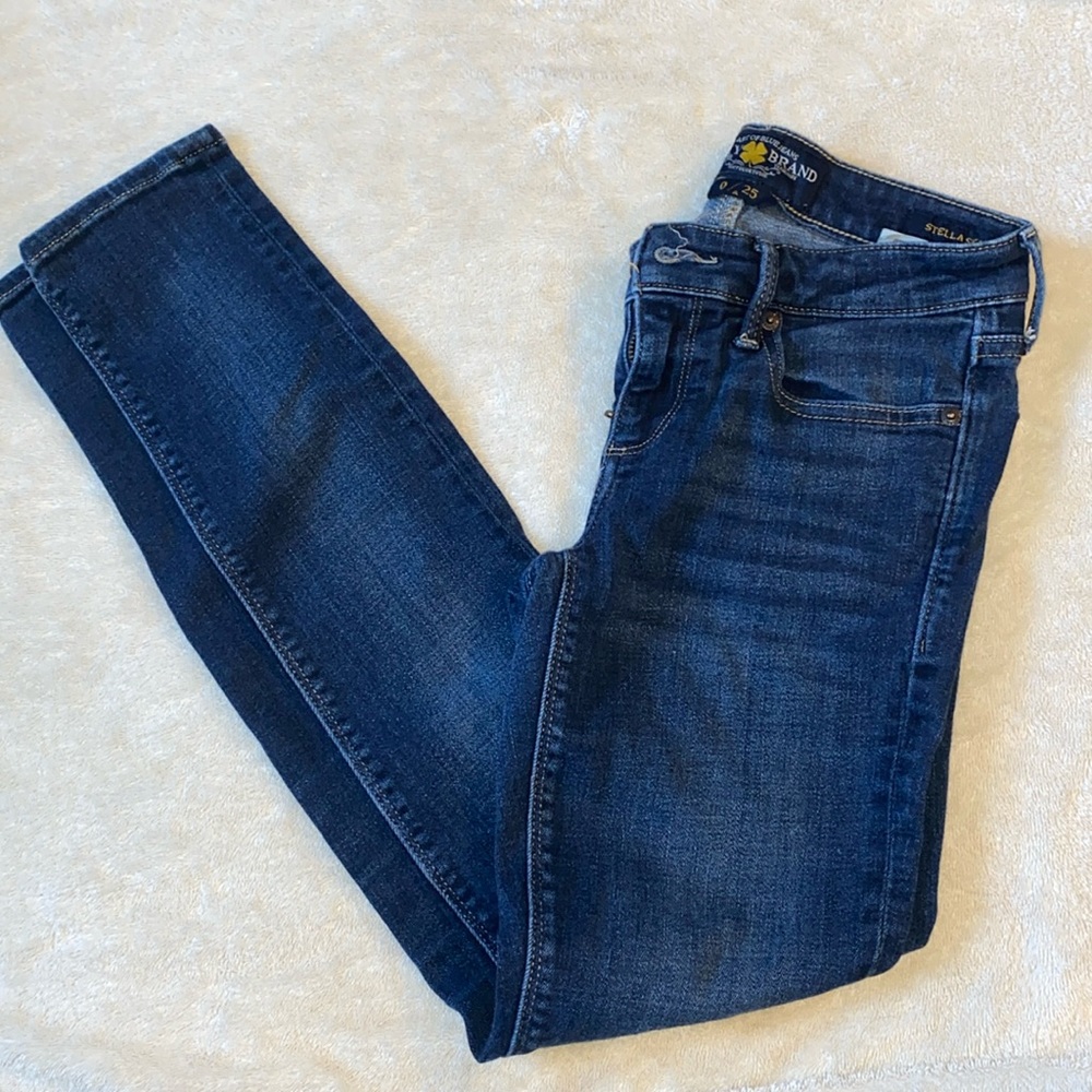 Lucky brand Stella skinny jeans size 0/25